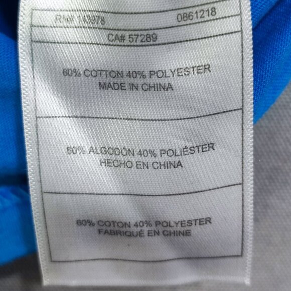 Puma short sleeve T-shirt boys size M (10-12) blue with silver and white graphic - Picture 6 of 10